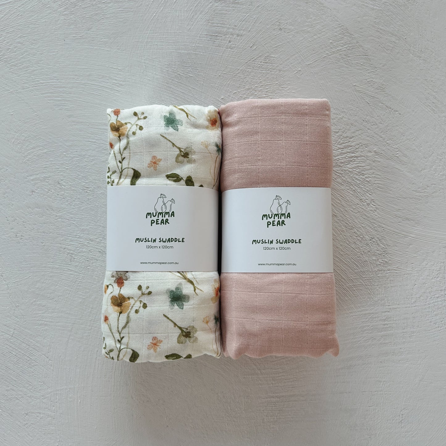 Swaddle Duo - Wildflower & Blush
