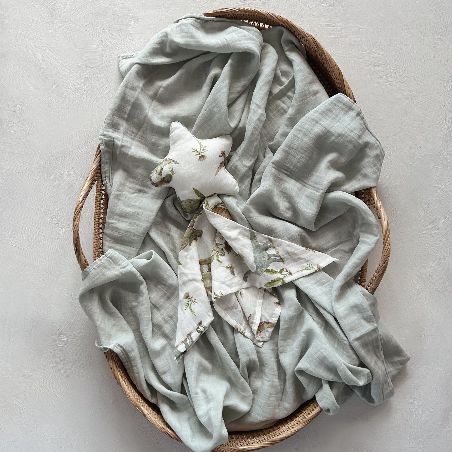 Bamboo Cotton Comforter - Dinosaur Roar