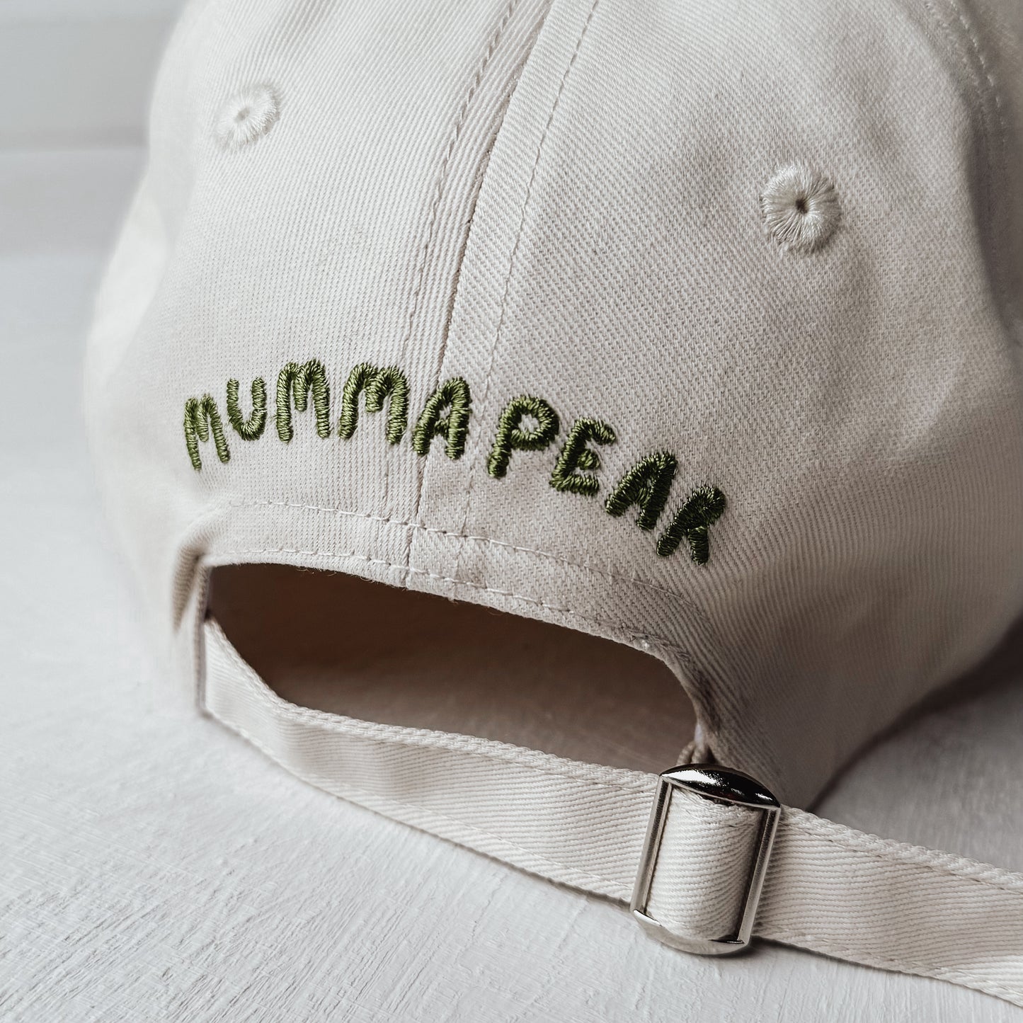 Toddler Cap - Cream/Green