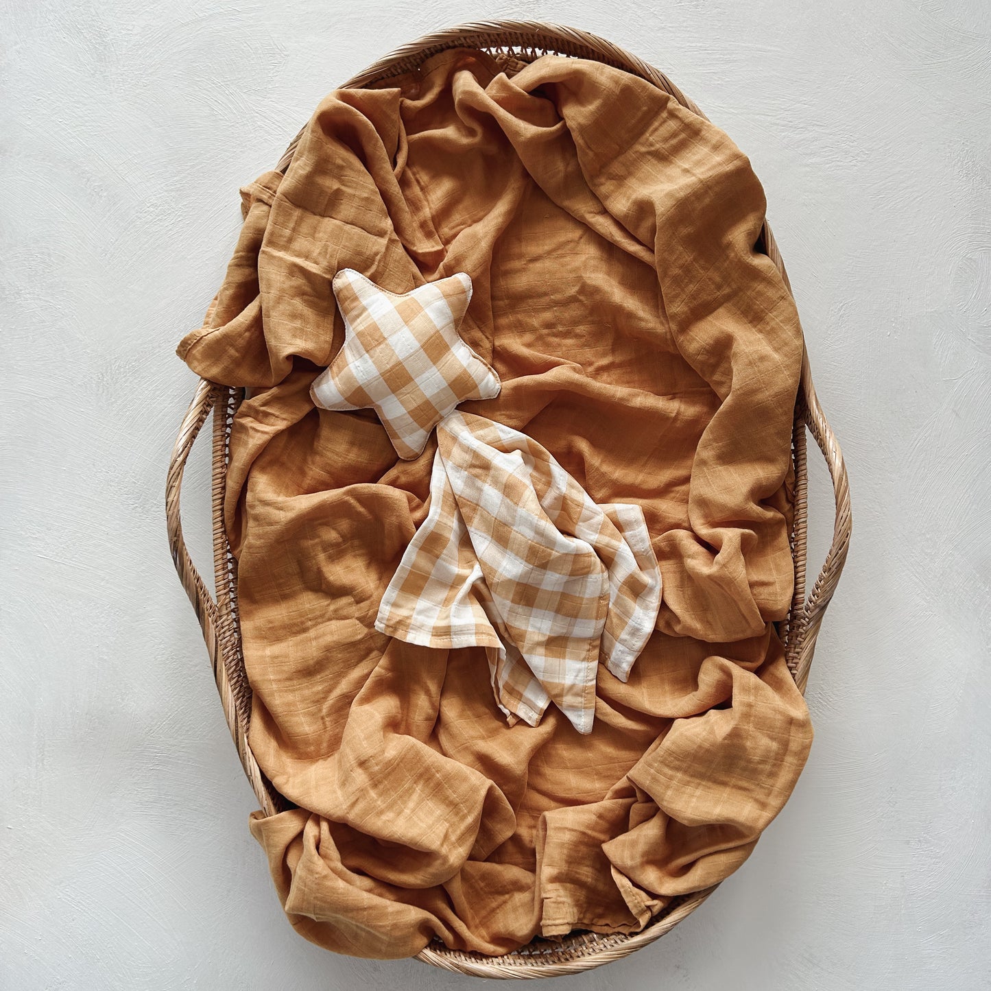 Organic Cotton Comforter - Honey Gingham
