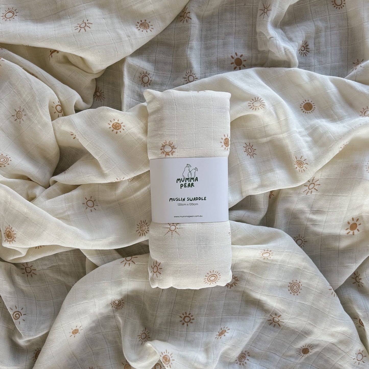 Bamboo Cotton Swaddle - Sunny Days