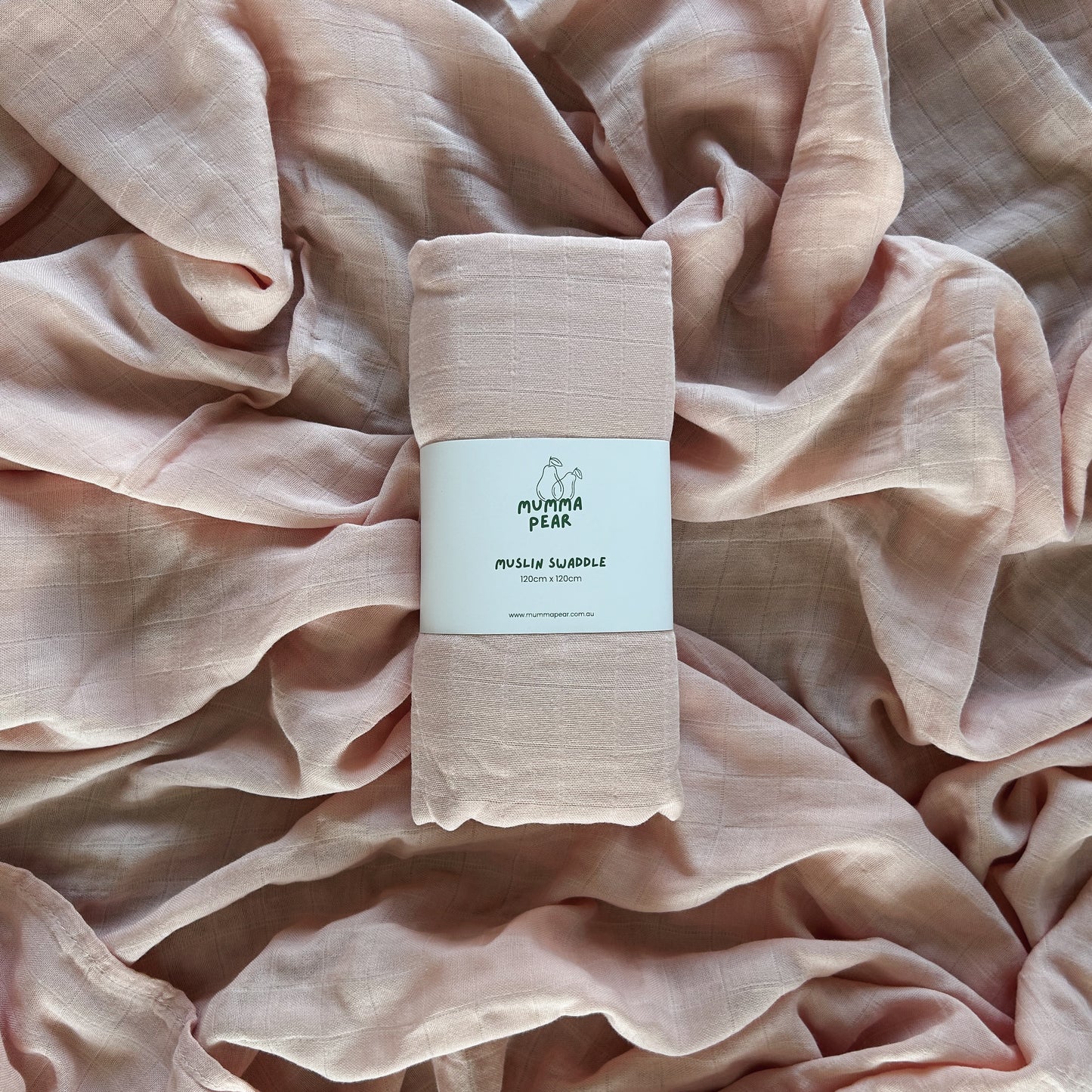 Bamboo Cotton Swaddle - Blush