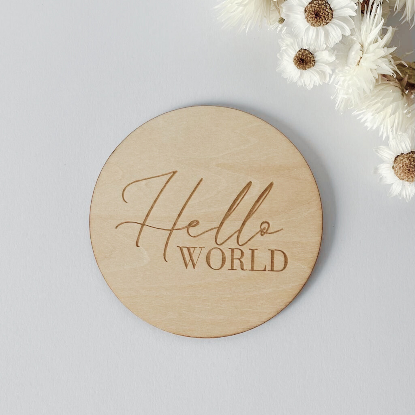 Hello World Announcement Plaque