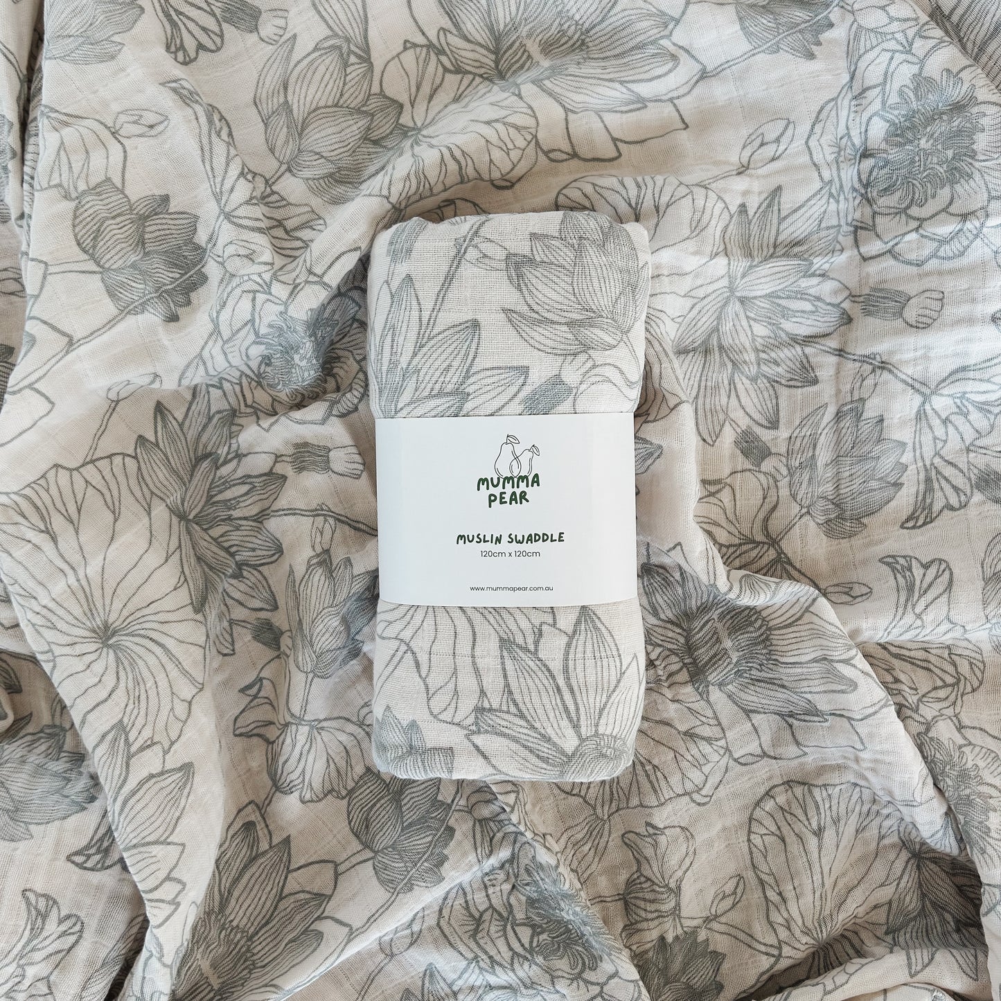 Organic Cotton Swaddle - Sylvia Bloom