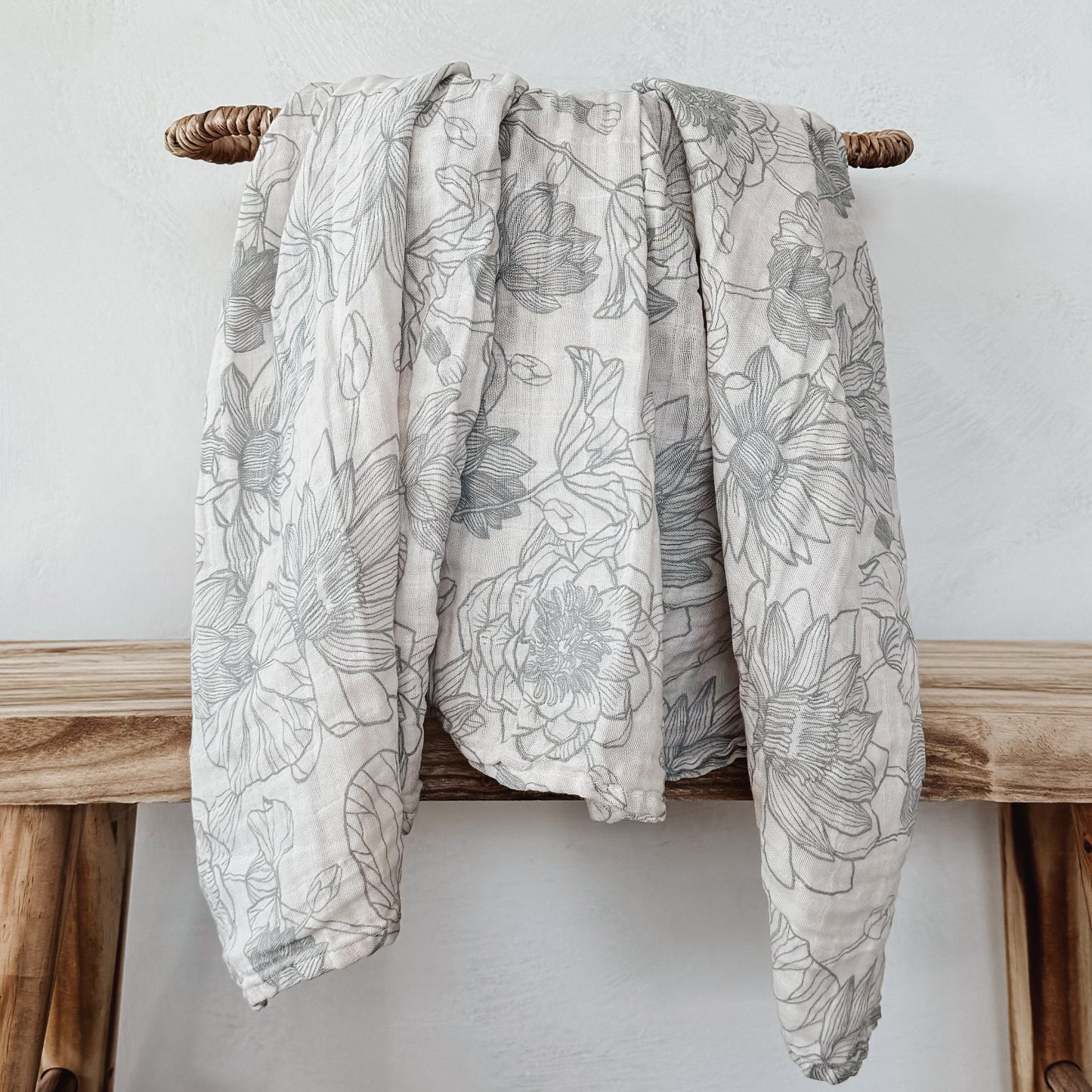 Organic Cotton Swaddle - Sylvia Bloom