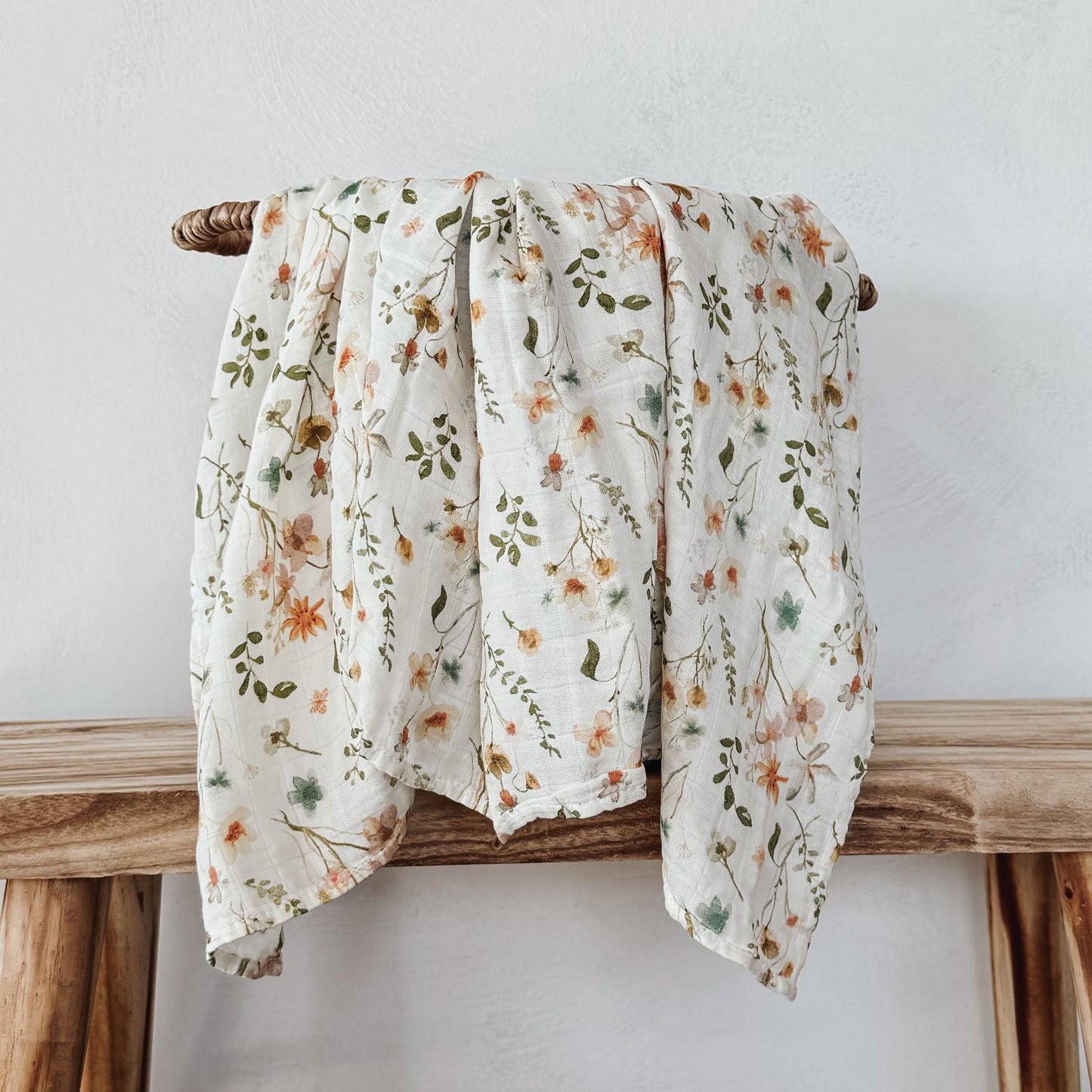 Bamboo Cotton Swaddle - Wildflower