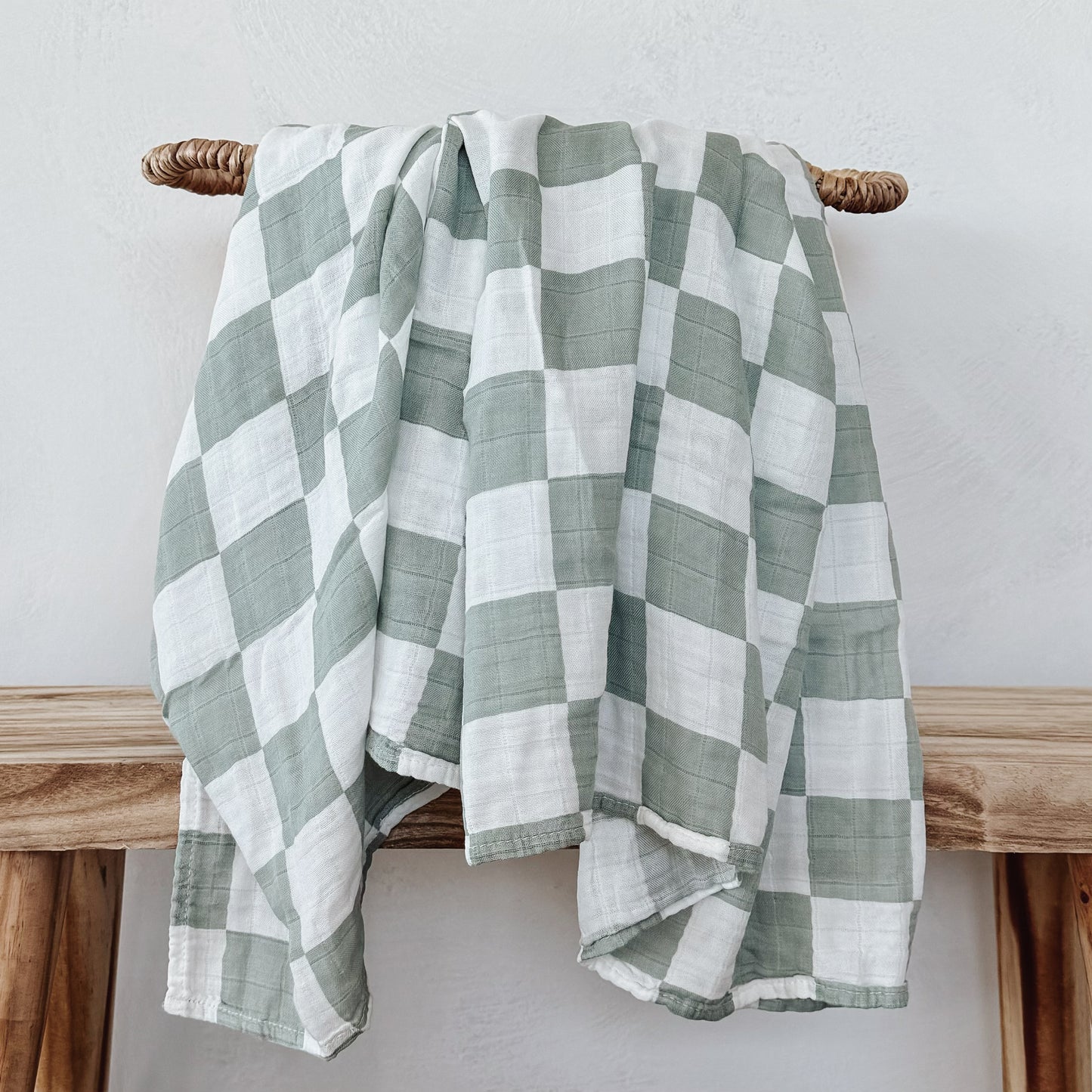 Bamboo Cotton Swaddle - Ocean Blues